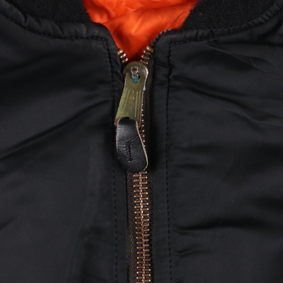 古着 MA-1タイプ 中綿入り ミリタリー フライトジャケット メンズXXL