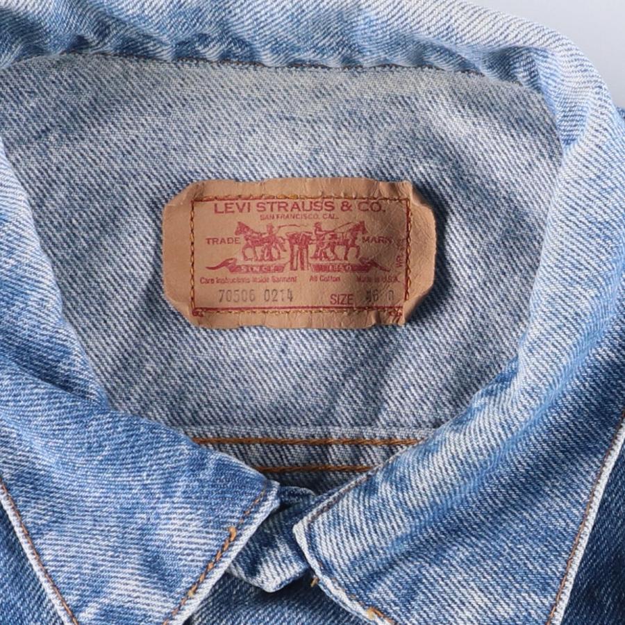 Levi's 古着 90年代 リーバイス 70506-0214 デニムジャケット Gジャン