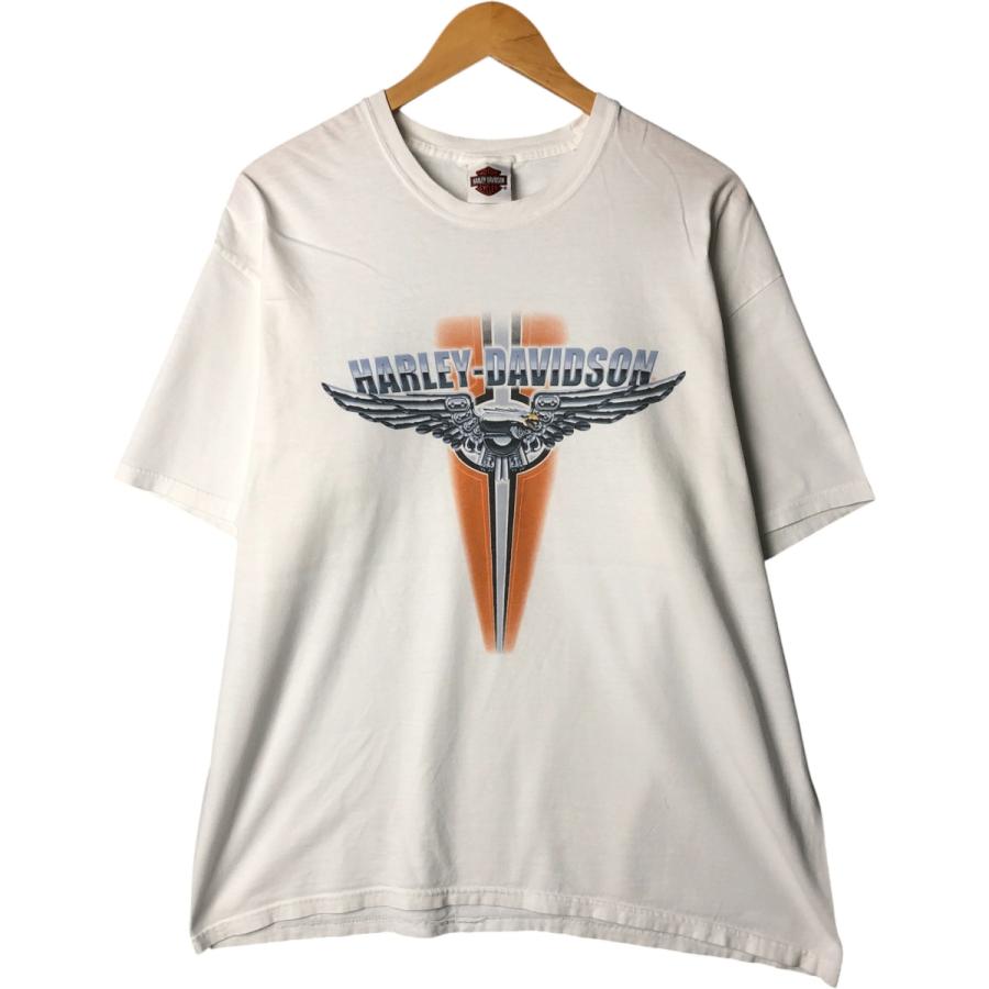 古着 ハーレーダビッドソン Harley-Davidson モーターサイクル バイクT  