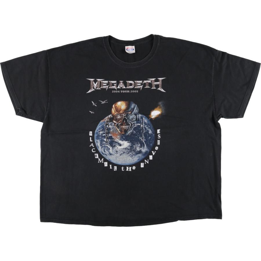古着 00年代 ビッグサイズ ヘインズ HANES MEGADETH メガデス バンドT 