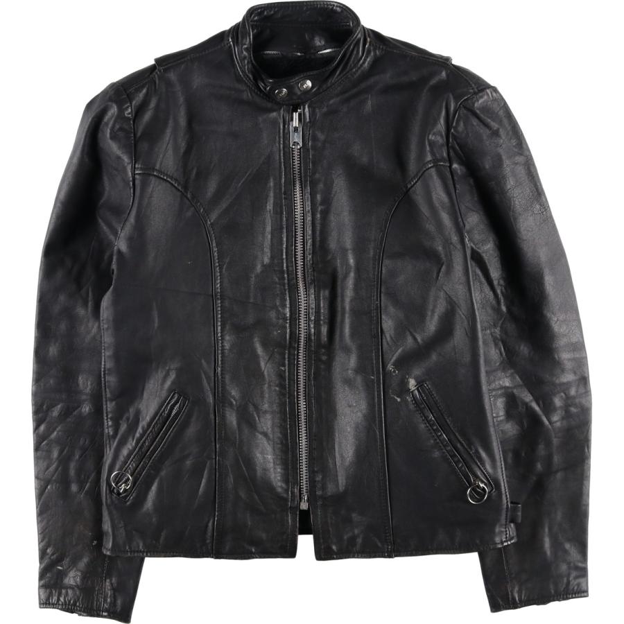 古着 ESPRIT シングルライダースジャケット メンズL相当 ヴィンテージ
