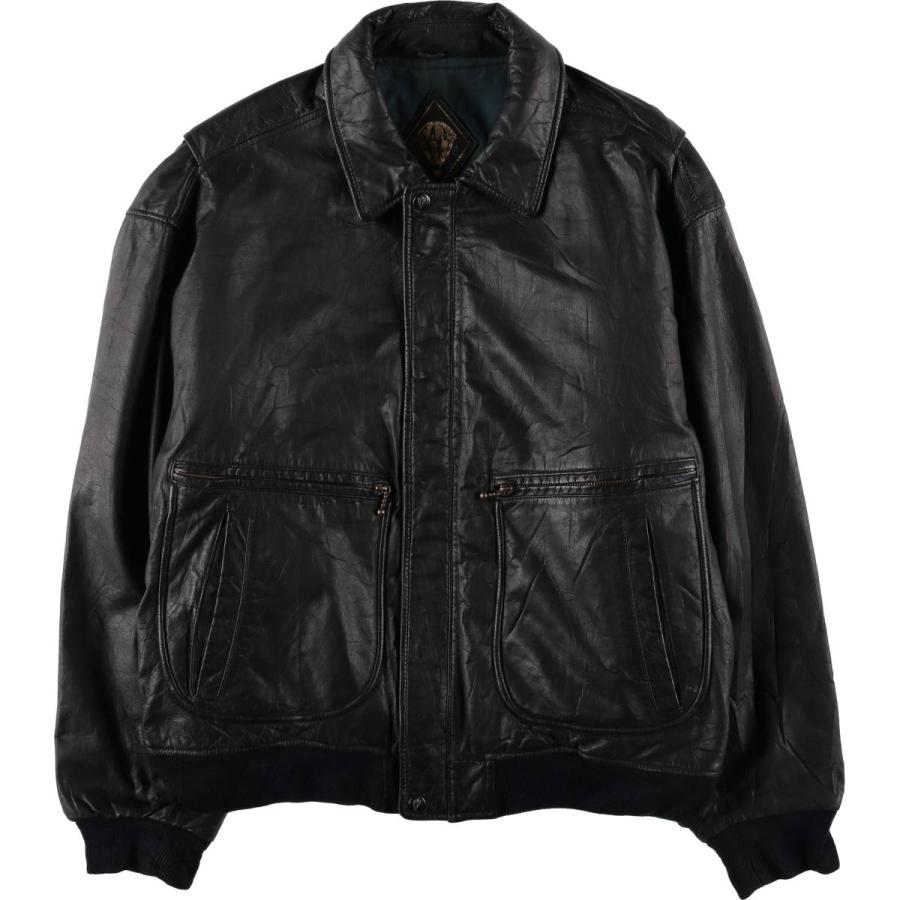 古着 ALTITUDE レザーフライトジャケット メンズM相当 ヴィンテージ