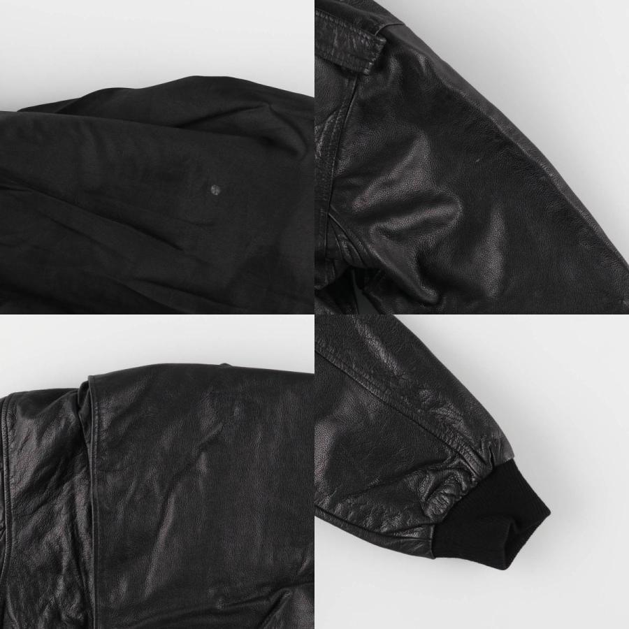 古着 A-2タイプ レザーフライトジャケット メンズXL相当 /eaa568245