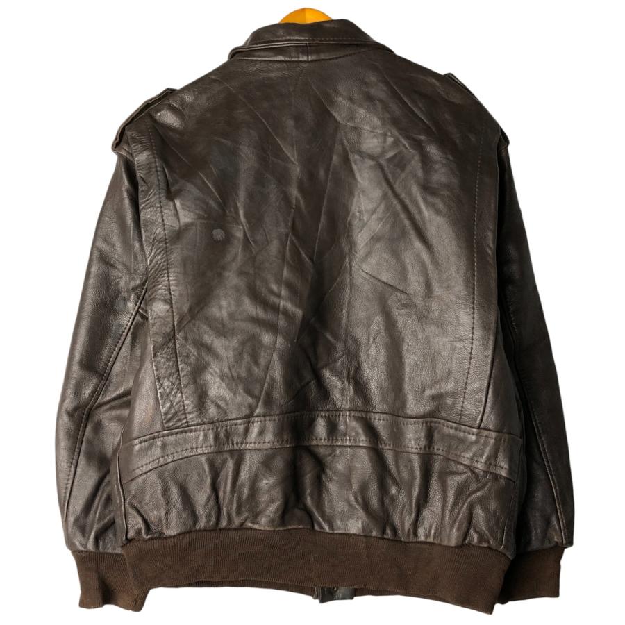 フランス製 A-2 G-1 レザーフライトジャケット 古着 INDIANA CITY A-2タイプ レザーフライトジャケット フランス製