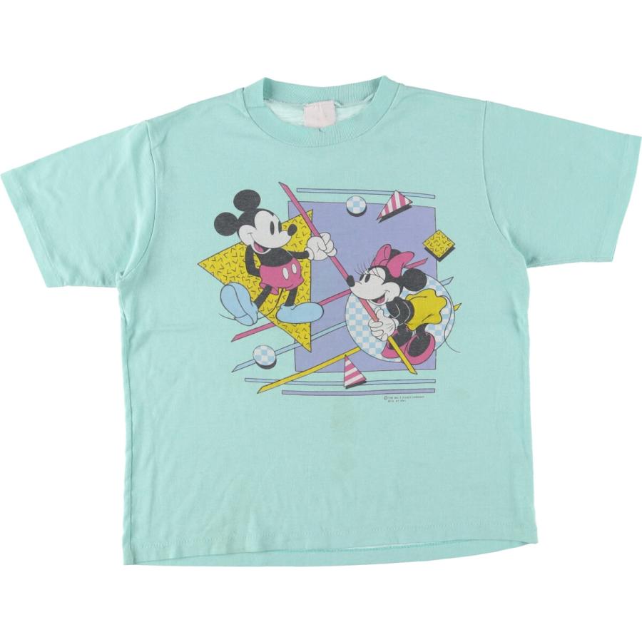 古着 MICKEY MOUSE MINNIE MOUSE ミッキーマウス ミニーマウス キャラクタープリントTシャツ レディースM相当 ヴィンテージ /eaa568289 古着 MICKEY MOUSE MINNIE ミッキーマウス ミニーマウス キャラクター