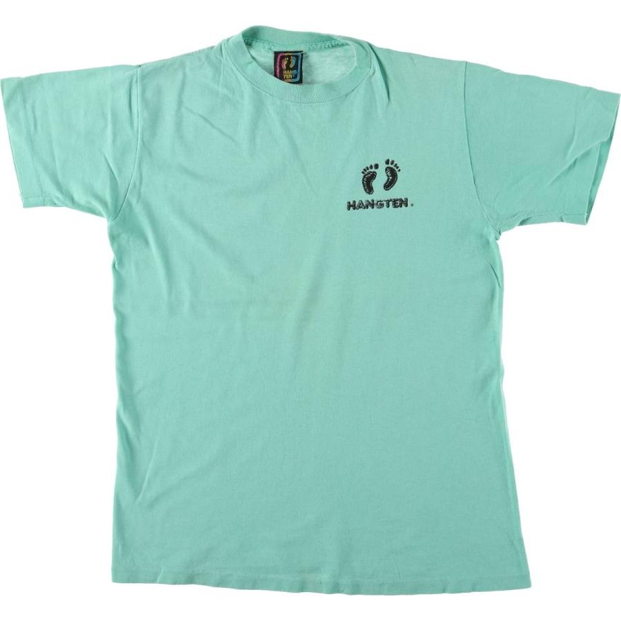 古着 80年代 ハンテン HANG TEN ロゴプリントTシャツ メンズS相当