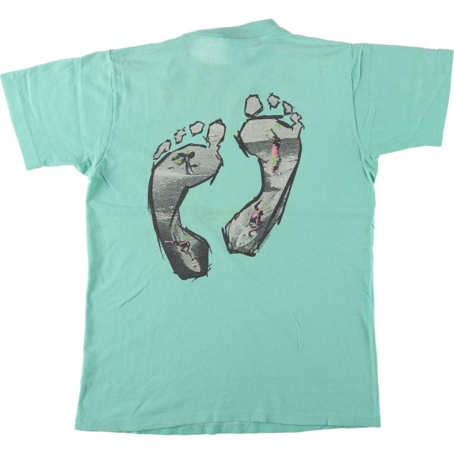 古着 80年代 ハンテン HANG TEN ロゴプリントTシャツ メンズS相当