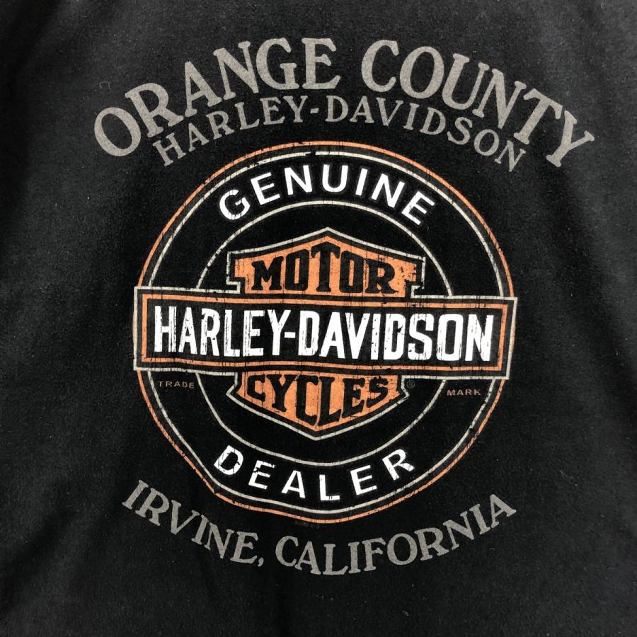 古着 00年代 Harley-Davidson ハーレーダビッドソン ドクロ柄 スカル柄  