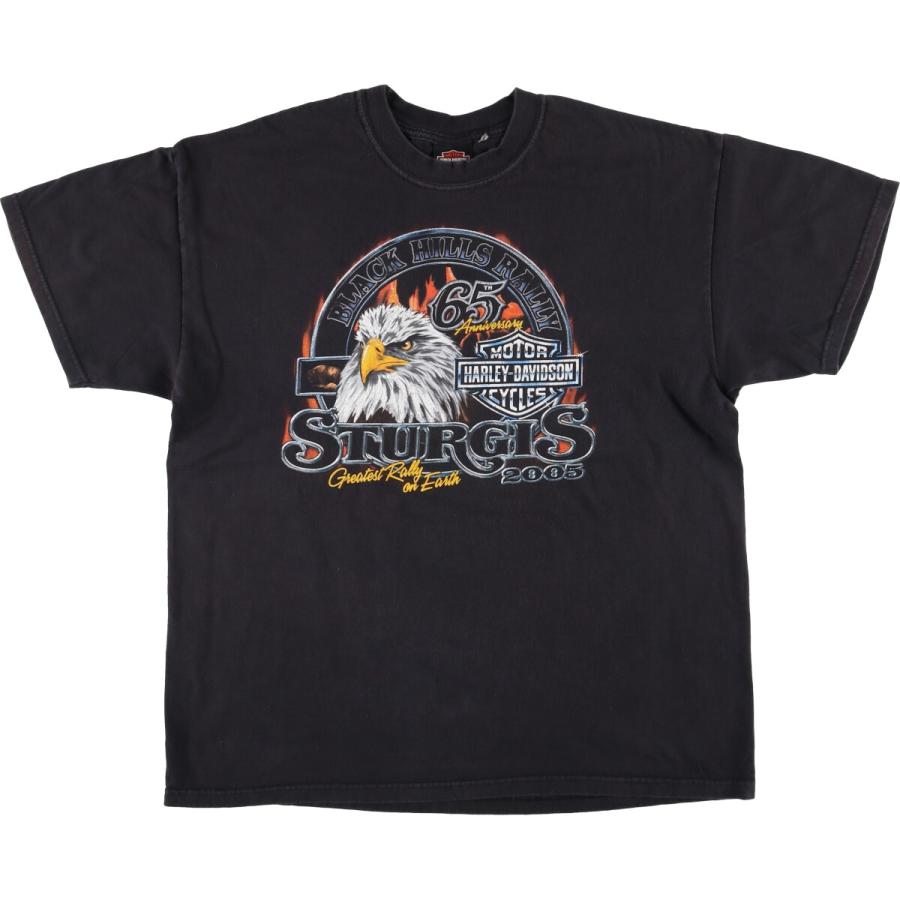 Harley-Davidson Tシャツ イーグル　ファイアー　00s USA 00s Harley-Davidson S/S Tee MADE IN USA 🇺🇸 Size