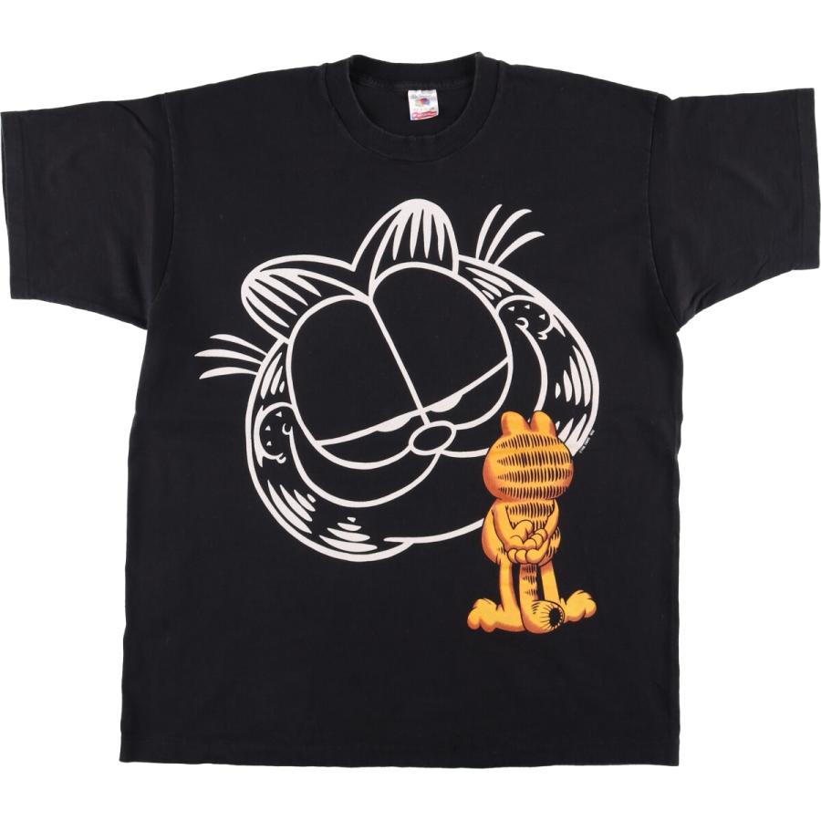 古着 90年代 フルーツオブザルーム Garfield アニメ キャラクター  