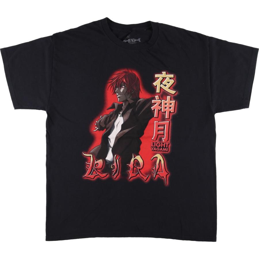 古着 DEATH NOTE デスノート アニメ キャラクタープリントT