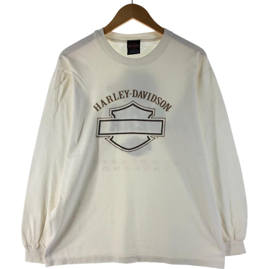 古着 ハーレーダビッドソン Harley-Davidson ロングTシャツ ロンT レディースXL相当 /eaa543068 Harley Davidson - 古着 ハーレーダビッドソン Harley-Davidson ロング