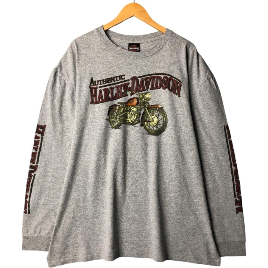 Harley-Davidson ロンT XL 古着 古着 ハーレーダビッドソン Harley-Davidson ロングTシャツ ロン