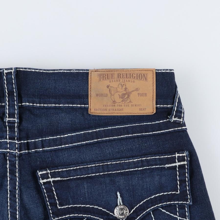 トゥルーレリジョン　３０インチ　ストレート TRUE RELIGION】シック♪RICKY ROPE STITCHストレートジーンズ (TRUE