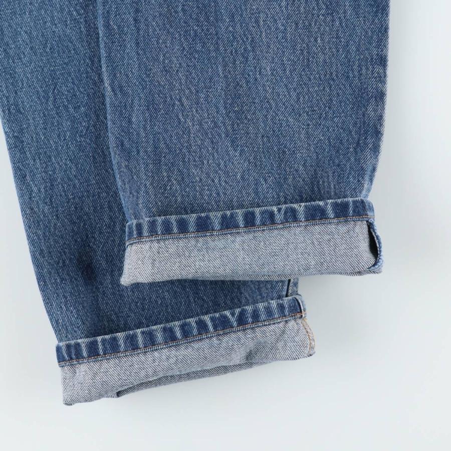 古着 ランズエンド LANDS' END テーパードデニムパンツ メンズw31相当