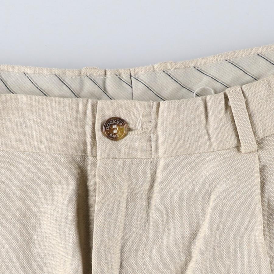 古着 90年代 ドッカーズ DOCKERS Levi's ツータック スラックスパンツ