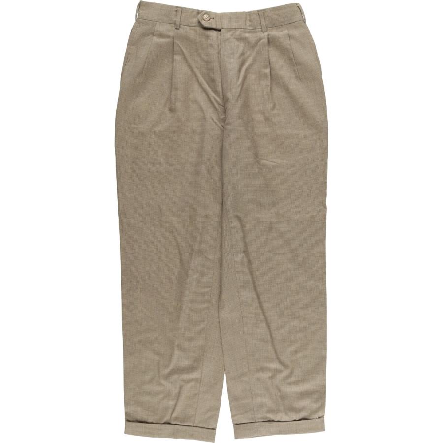 古着 ラルフローレン Ralph Lauren POLO UNIVERSITY CLUB チェック柄 千鳥格子柄 ツータック スラックスパンツ USA製 メンズw30相当 ヴィンテージ/eaa569108 古着 ラルフローレン POLO UNIVERSITY CLUB チェック柄 千鳥格子柄