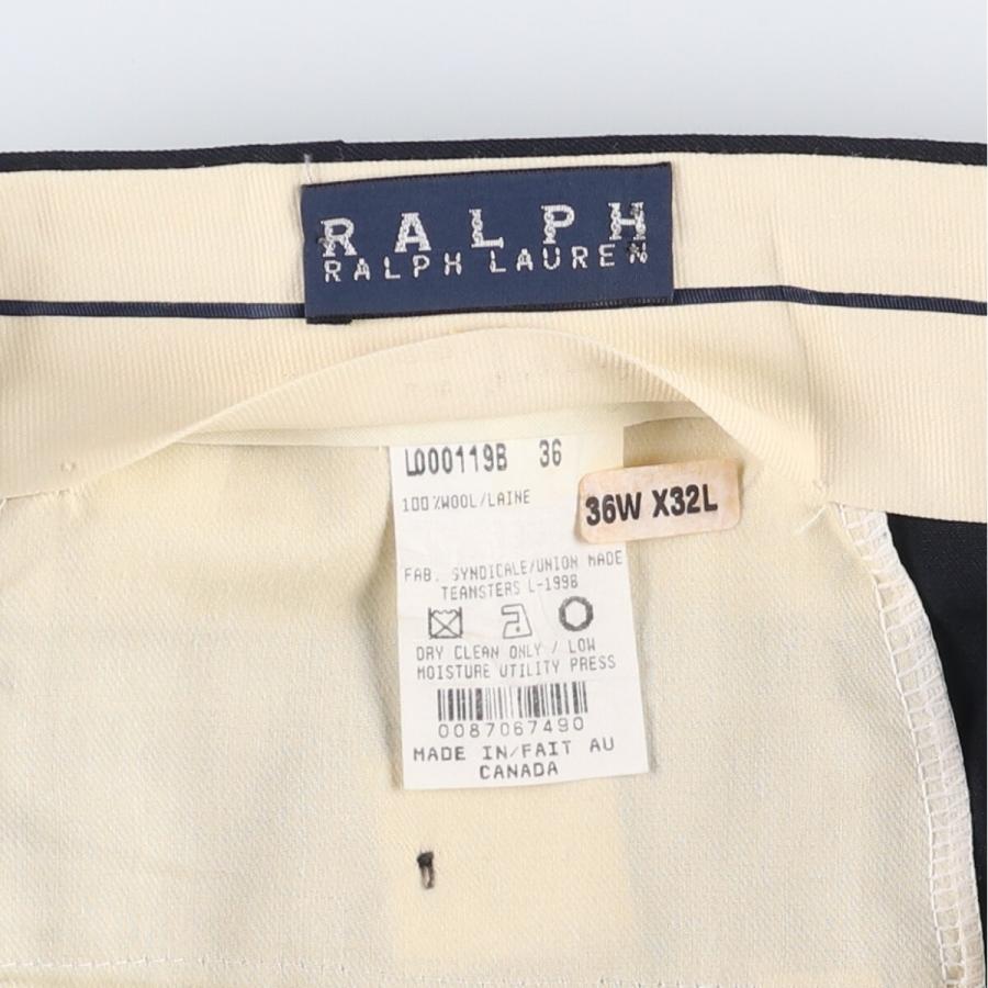 古着 ラルフローレン Ralph Lauren RALPH ラルフ ツータック ウールパンツ スラックス カナダ製 メンズw35相当/eaa569281 古着 ラルフローレン Ralph Lauren RALPH ラルフ ツータック ウール