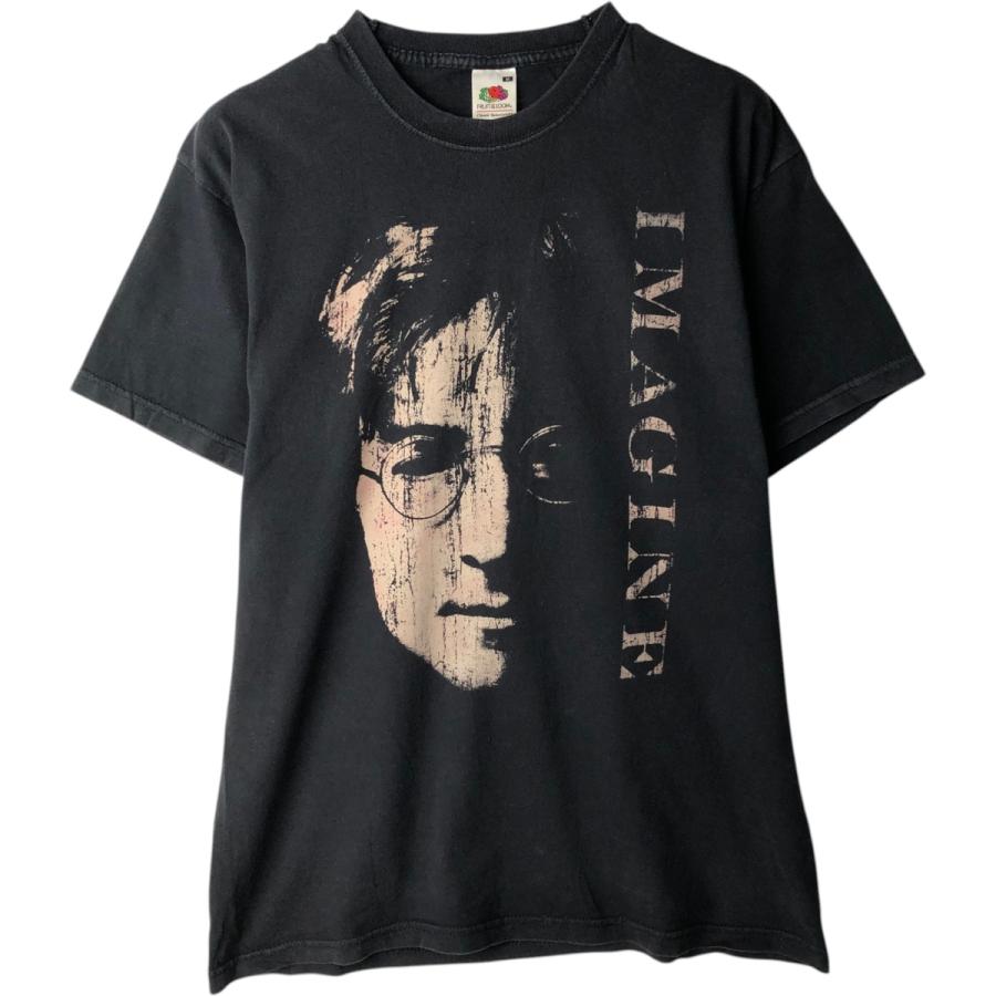 古着 John Lennon ジョンレノン IMAGINE バンドTシャツ バンT メンズM 