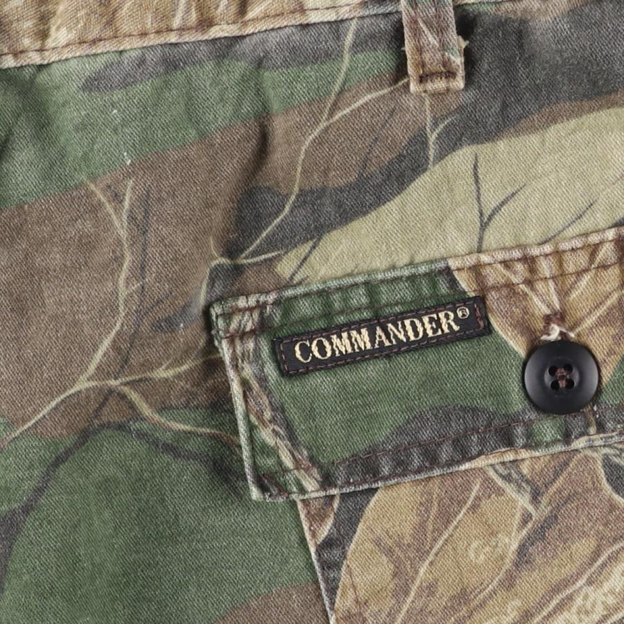 古着 民間品 COMMANDER 迷彩柄 リアルツリーカモ ミリタリー カーゴパンツ USA製 メンズw38相当 ヴィンテージ/eaa569487 古着 COMMANDER 迷彩柄 リアルツリーカモ ミリタリー カーゴパンツ USA