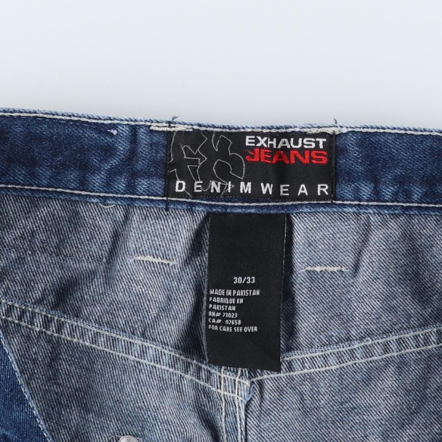 古着 EXHAUST JEANS デニムペインターパンツ メンズw33相当 /eaa569549