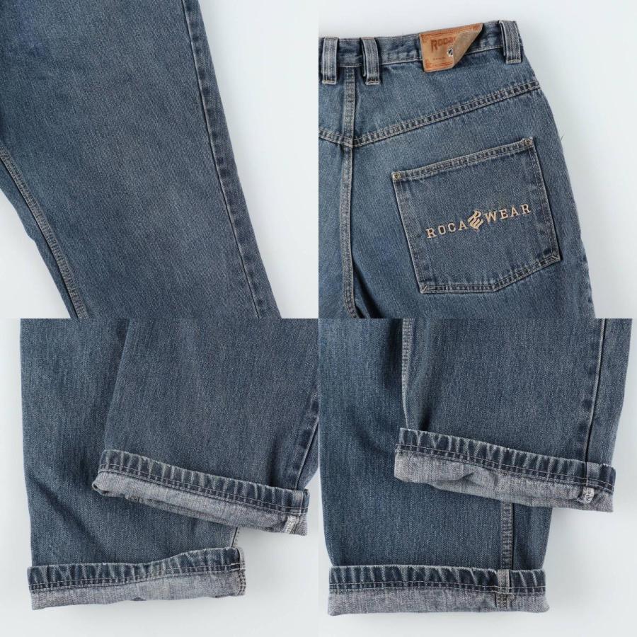 古着 90~00年代 ロカウェア ROCA WEAR テーパードデニムパンツ メンズw34相当 ヴィンテージ/eaa569623 古着 90~00年代 ロカウェア ROCA WEAR テーパードデニムパンツ メンズ