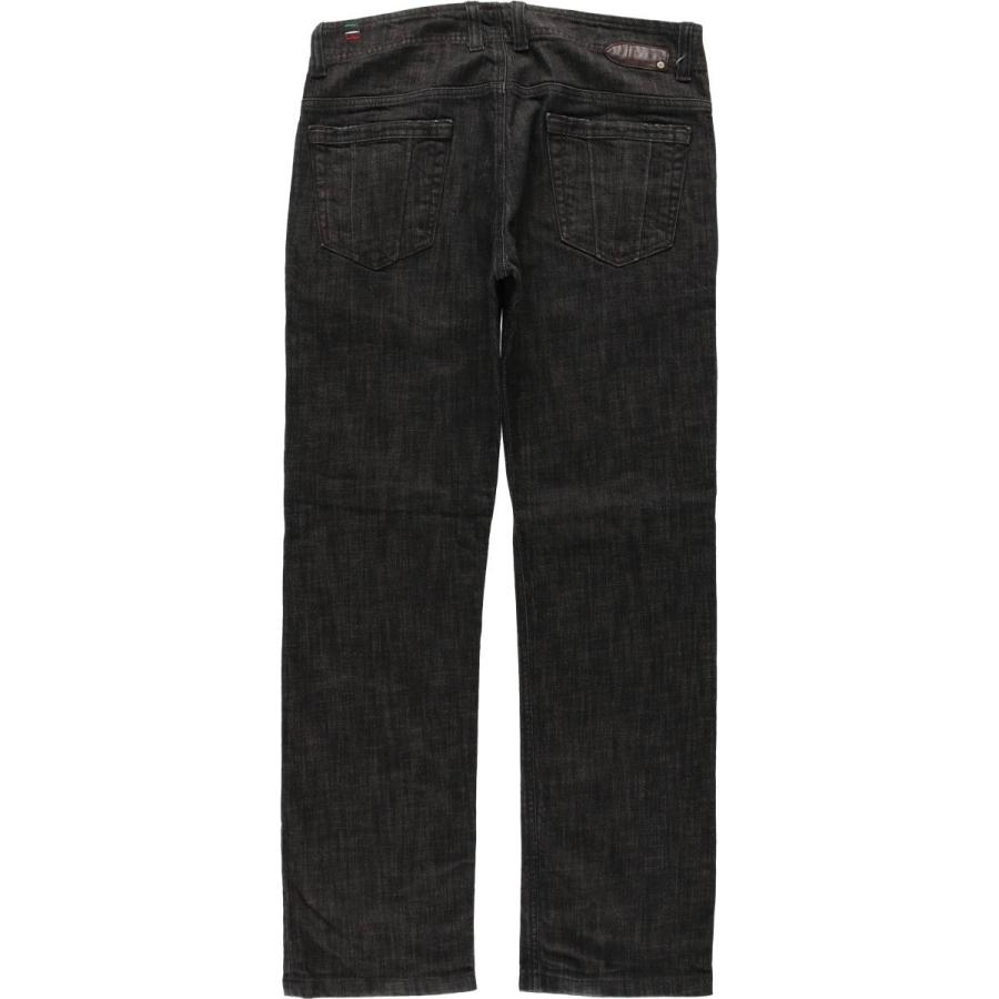 DIESEL（ディーゼル） 古着 ブラックデニム ストレートデニムパンツ 
