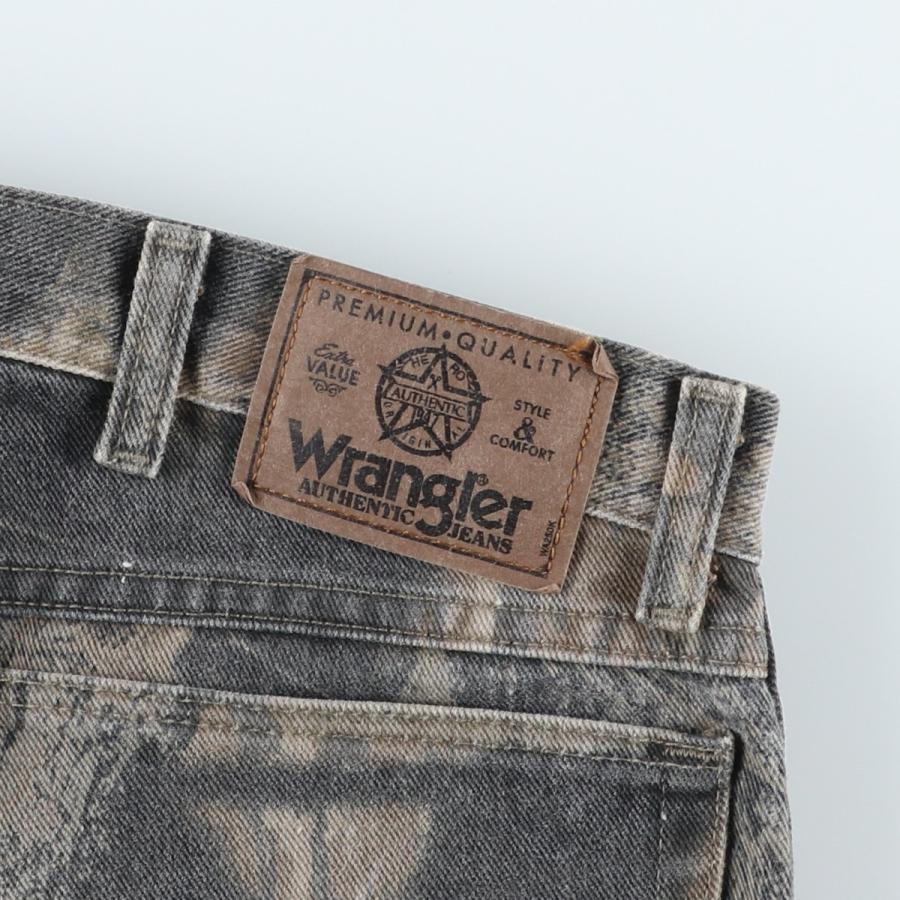 古着 ラングラー Wrangler 迷彩柄 リアルツリーカモ ダブルニー テーパードデニムパンツ メンズw35相当/eaa569857 Wrangler（ラングラー） 古着 迷彩柄 リアルツリーカモ ダブルニー