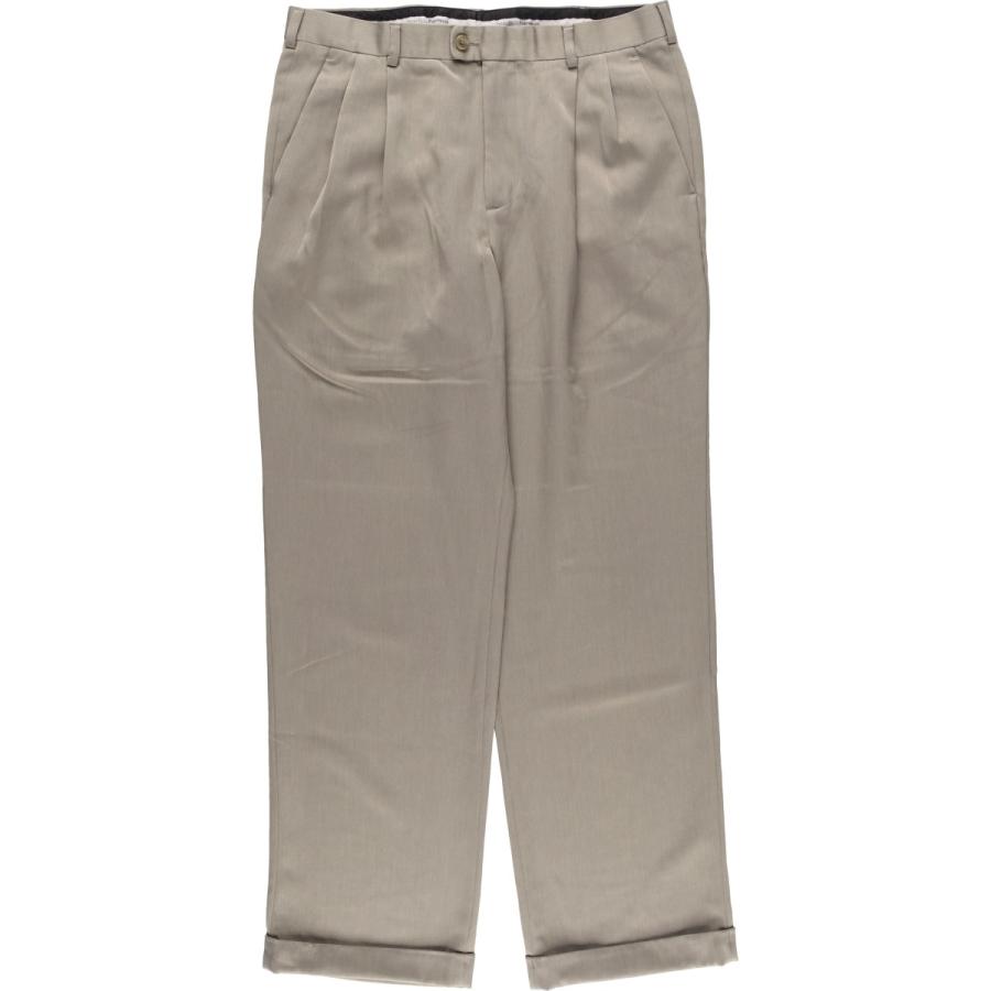 古着 ペリーエリス PERRY ELLIS PORTFOLIO ツータック スラックス