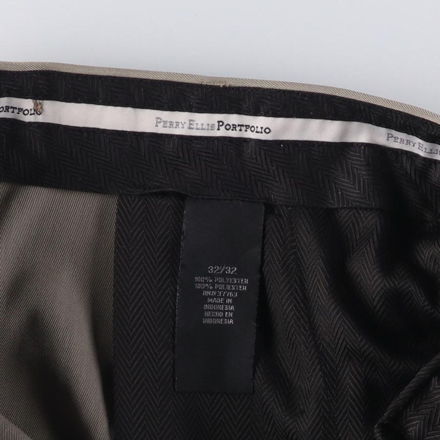 古着 ペリーエリス PERRY ELLIS PORTFOLIO ツータック スラックス
