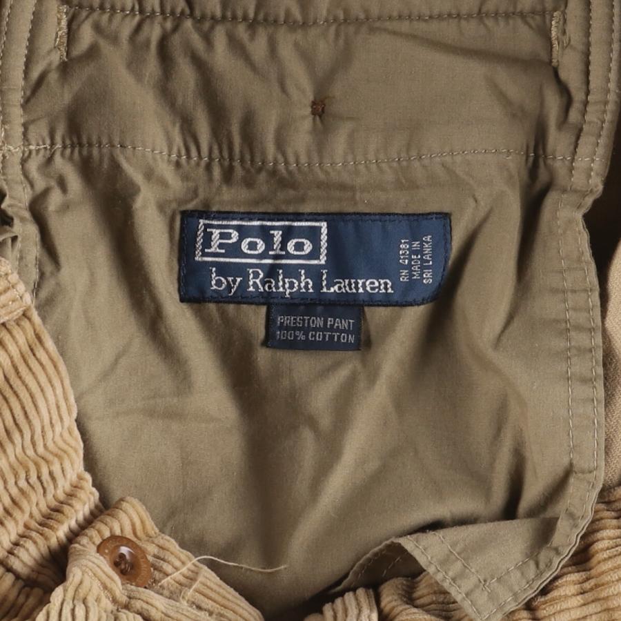 古着 ラルフローレン Ralph Lauren POLO by PRESTON PANT 太畝
