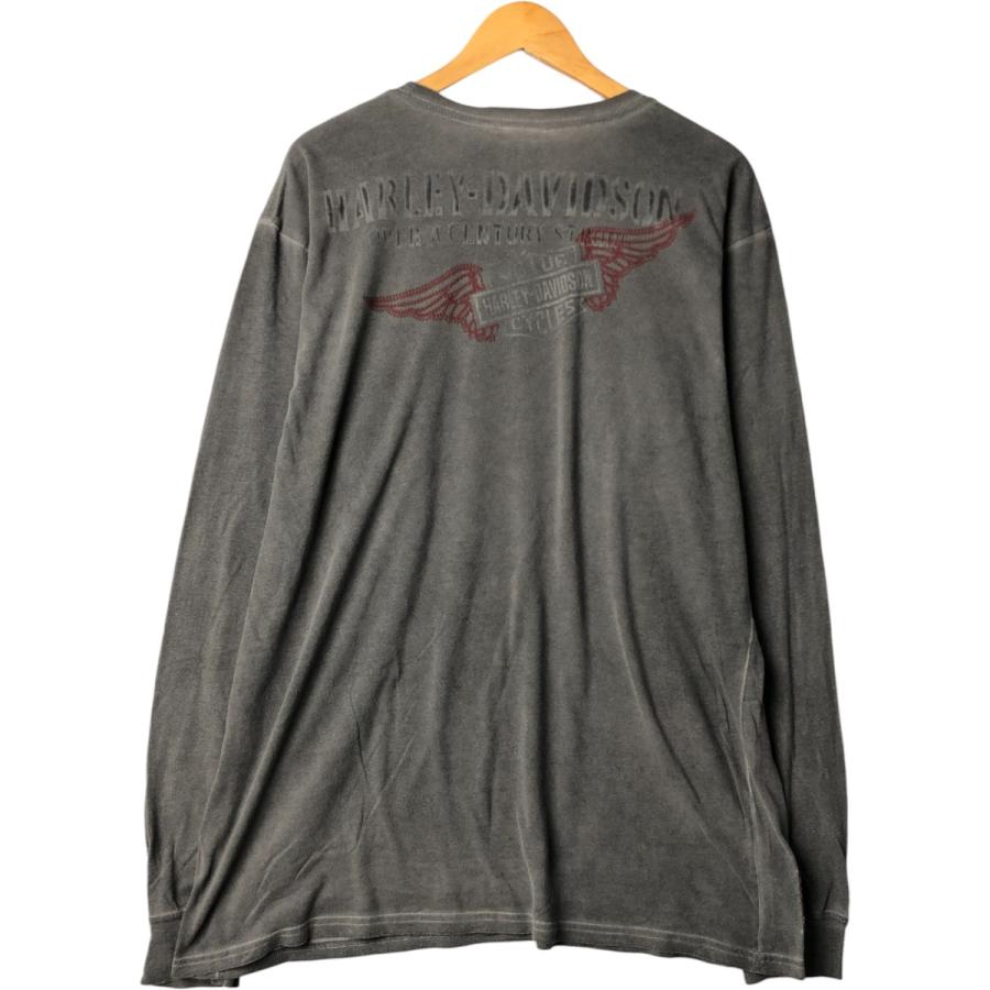Harley-Davidson ロンT XL 古着 古着 ハーレーダビッドソン Harley-Davidson ロングTシャツ ロン