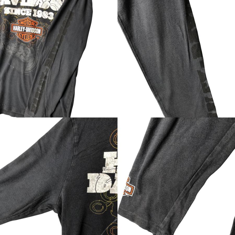 古着 00年代 ハーレーダビッドソン Harley-Davidson エンジン ロングT  