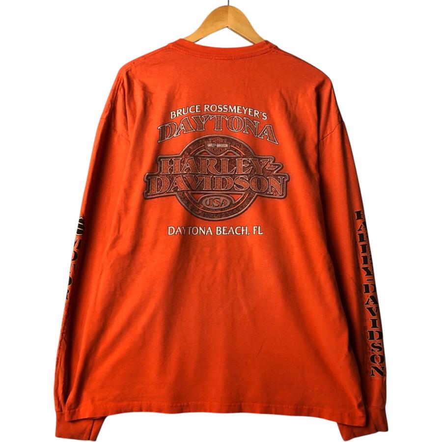 00s usa製 ハーレーダビッドソン(HARLEY-DAVIDSON) ロンT 古着 00年代 ハーレーダビッドソン Harley-Davidson ロングT