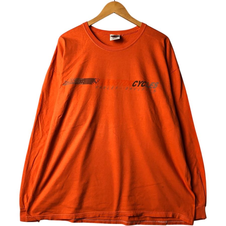 希少 HARLEY DAVIDSON ロンT ハーレーダビッドソン PA バー＆シールドロングスリーブTシャツ -ハーレーダビッドソン