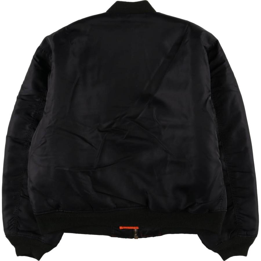 古着 民間品 MA-1タイプ 中綿入り ミリタリー フライトジャケット 