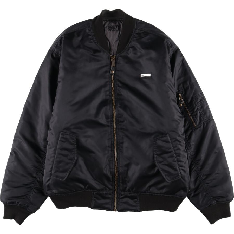 古着 サウスポール SOUTH POLE MA-1タイプ リバーシブル 中綿入り