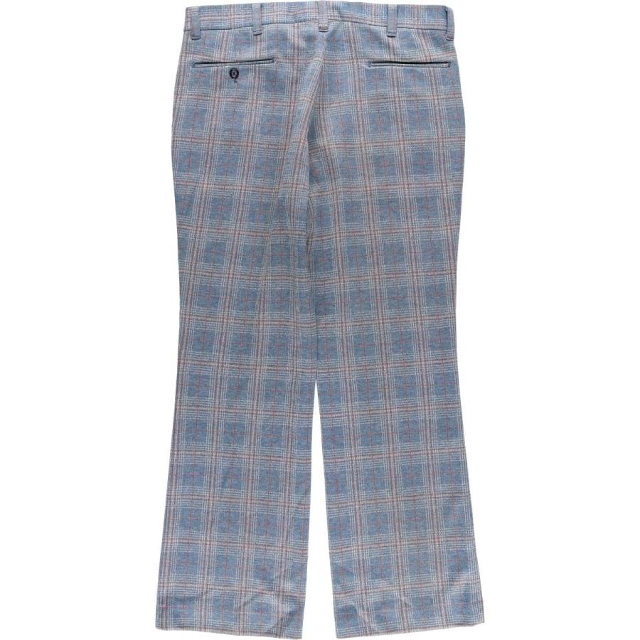 古着 70~80年代 ファーラー FARAH チェック柄 フレアパンツ USA製