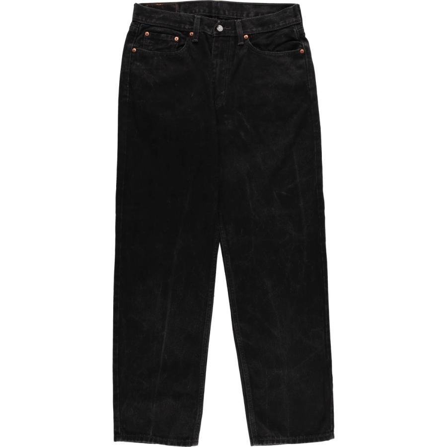 リーバイス 550 ブラック デニム ワイドテーパード 00's Levi's 550 Black Denim Pants W34 00年代 リーバイス