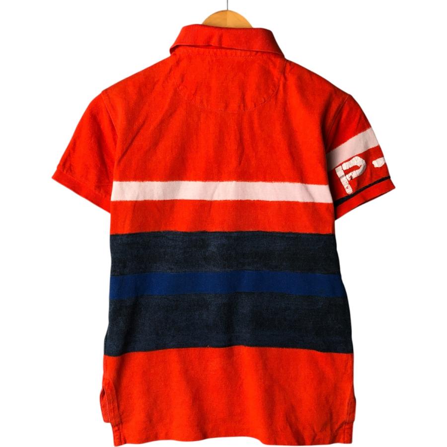 Ralph Lauren - 古着 ラルフローレン Ralph Lauren POLO by Ralph Lauren CUSTOM FIT ビッグポニー 半袖 ボーダー ポロシャツ レディースXS相当 /eaa570673 古着 ラルフローレン Ralph Lauren POLO by CUSTOM FIT ビッグ