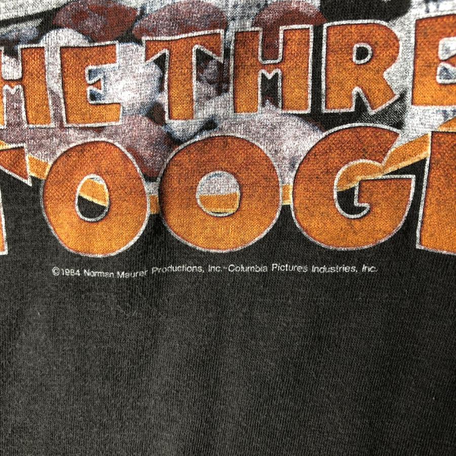 80年代　USA製 3バカ大将 ドラマ ムービー Tシャツ XLサイズ 古着 80s USA製 The Three Stooges 3バカ大将 「MOE」 フェイス