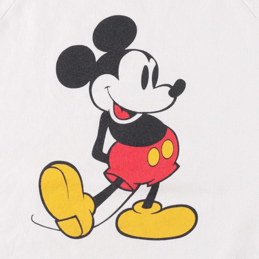 80年代　ミッキーマウス 古着トレーナー　ディズニー　ブラック　ヴィンテージ USA製 '80s Disney ミッキーマウス スウェット S オールド