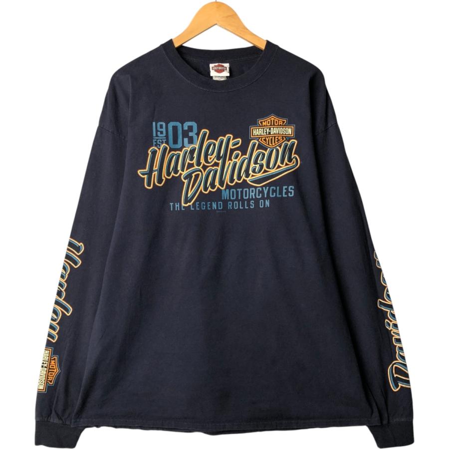 HARLEY-DAVIDSON  ハーレーダビッドソン　ロンT  2XLサイズ 古着 ハーレーダビッドソン Harley-Davidson ロングTシャツ ロン