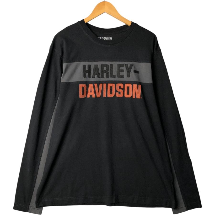 【Harley Davidson】 ハーレー ロンT 長袖 XLサイズ HARLEY DAVIDSON ハーレーダビッドソン ロンT 長袖 XL - メルカリ