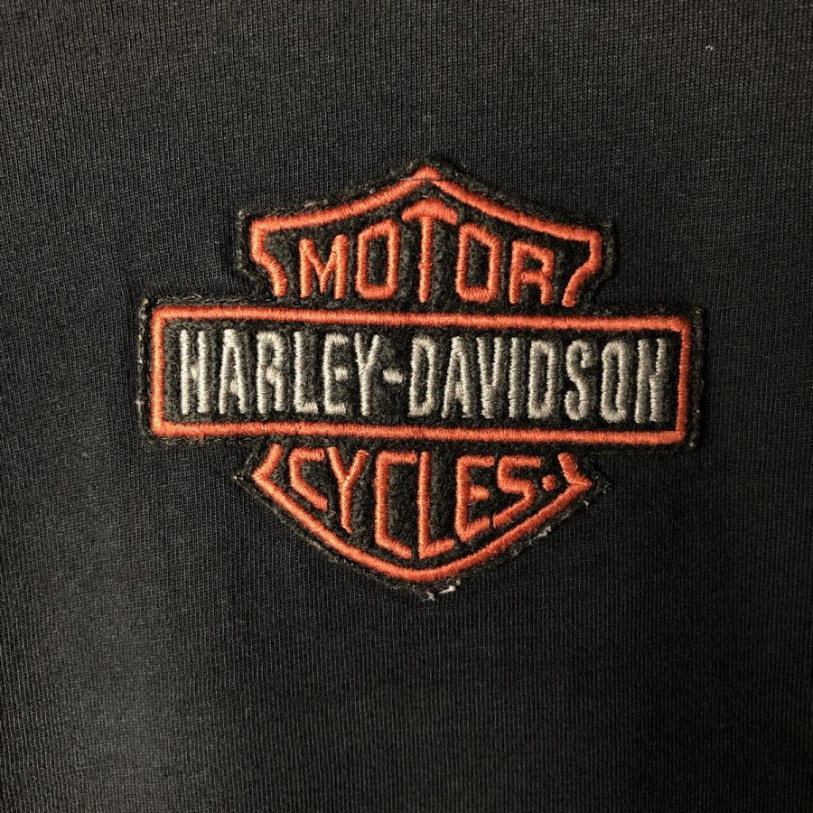 【USA製】HARLEY-DAVIDSON ロンT シカゴ XL ダメージ有 USA製】HARLEY-DAVIDSON ロンT シカゴ XL ダメージ有