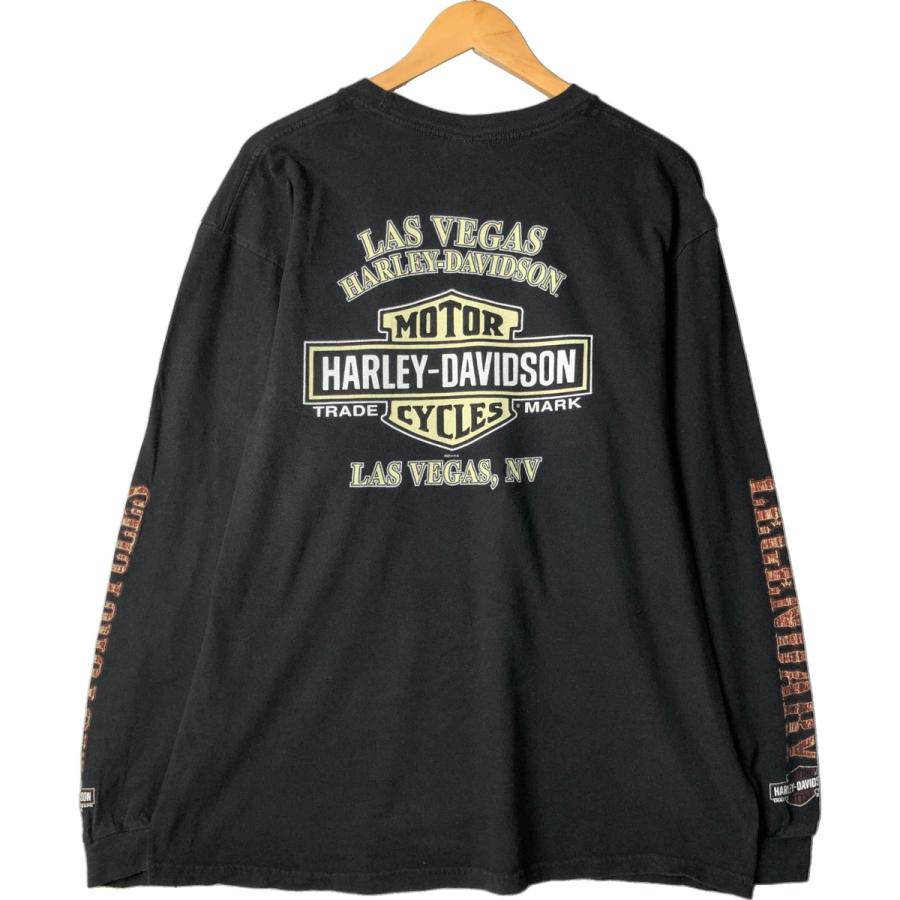 希少 HARLEY DAVIDSON ロンT ハーレーダビッドソン PA 古着 ハーレーダビッドソン Harley-Davidson モーターサイクル