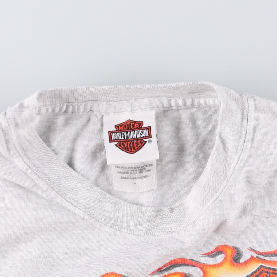古着 ハーレーダビッドソン Harley-Davidson モーターサイクル バイクT  