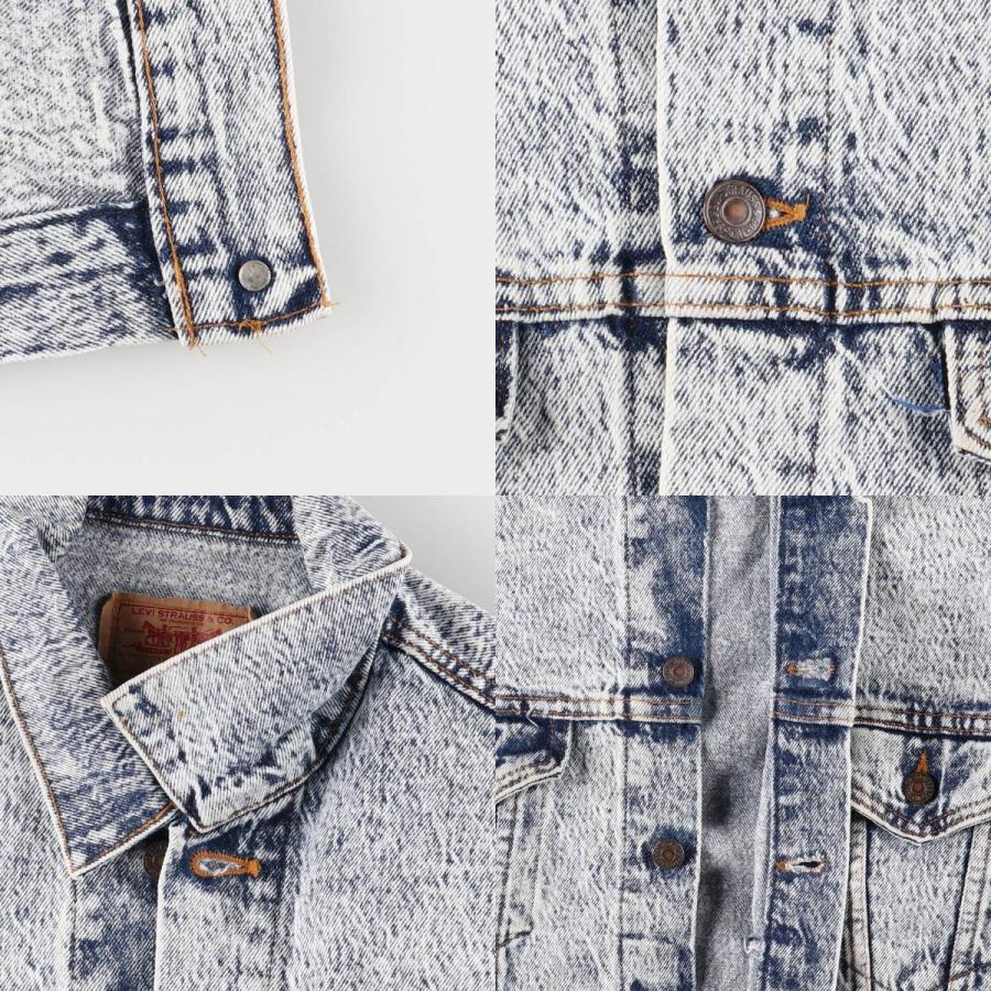 Levi's ケミカルウォッシュ デニムジャケット MADE IN USA Levi's（リーバイス） 古着 90年代 Levi's 70507-0510 ケミカル