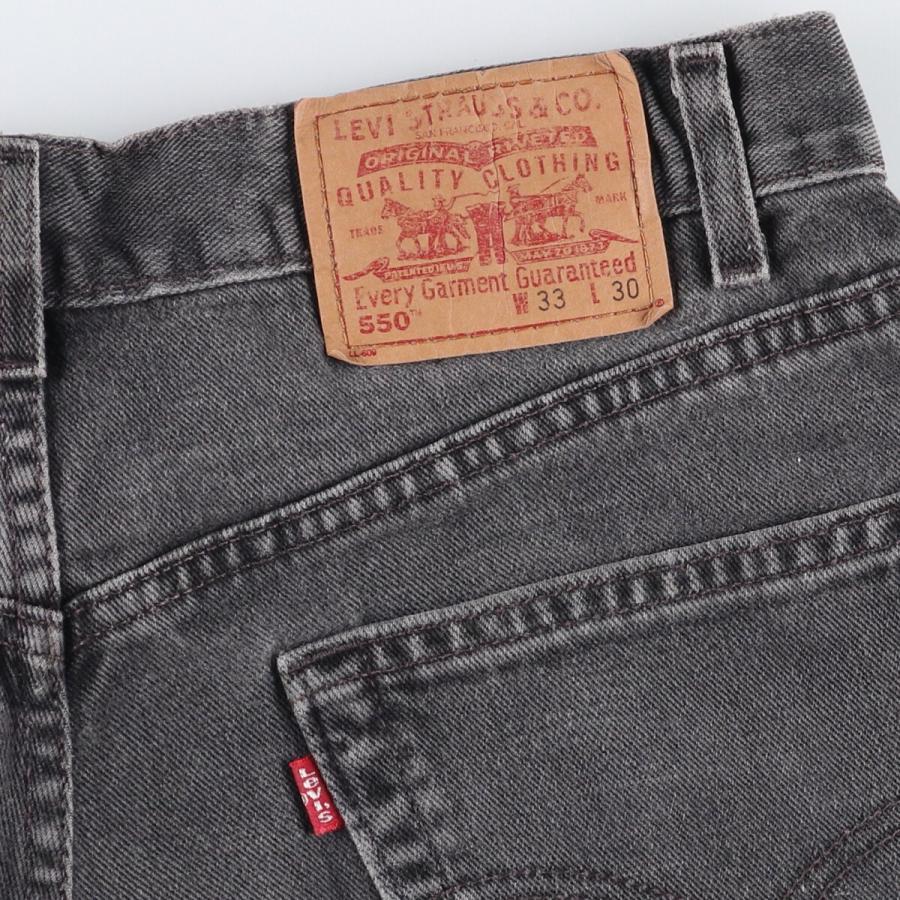 Levi's（リーバイス） 古着 00年代 Levi's 550 RELAXED FIT ブラック
