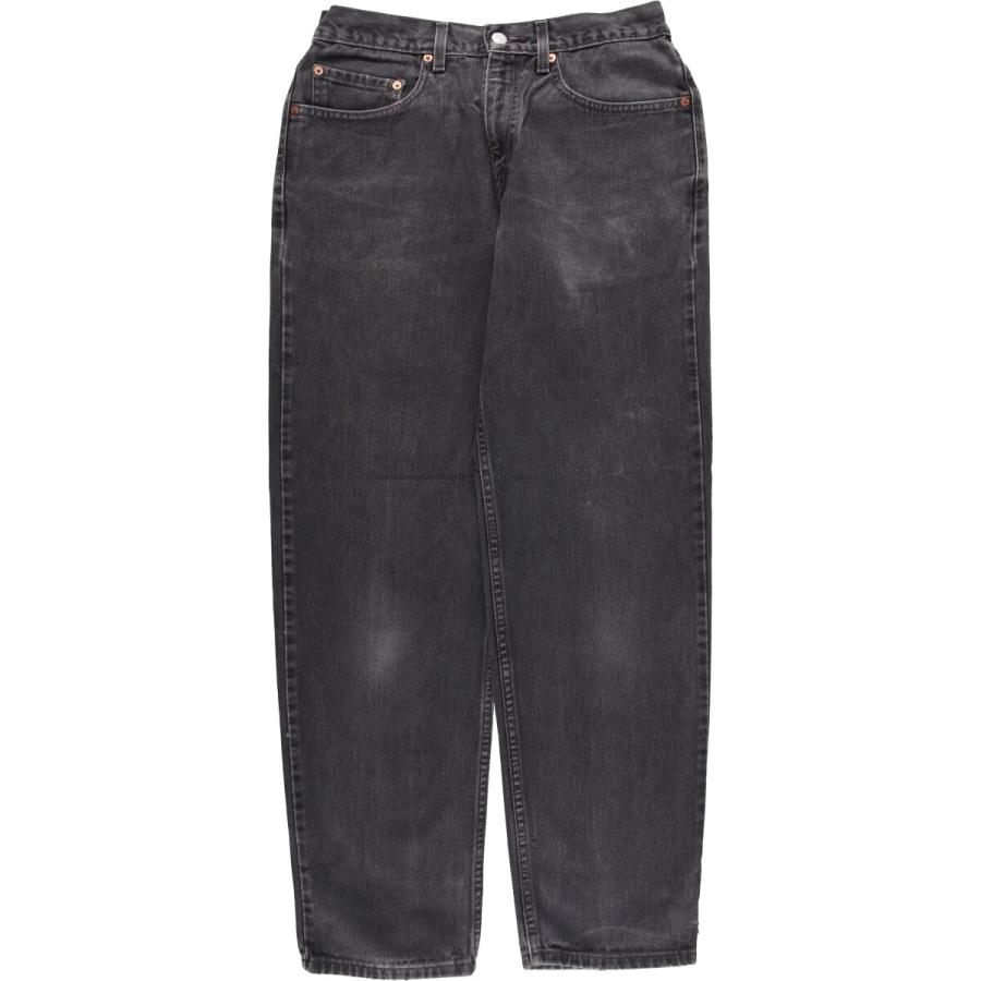 古着 00年代 リーバイス Levi's 550 RELAXED FIT ブラックデニム テーパードデニムパンツ メンズw30相当/eaa571205 Levi's（リーバイス） 古着 00年代 Levi's 550 RELAXED FIT ブラック